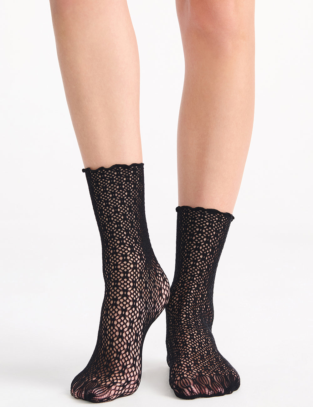 Crochet Net Anklet Sock