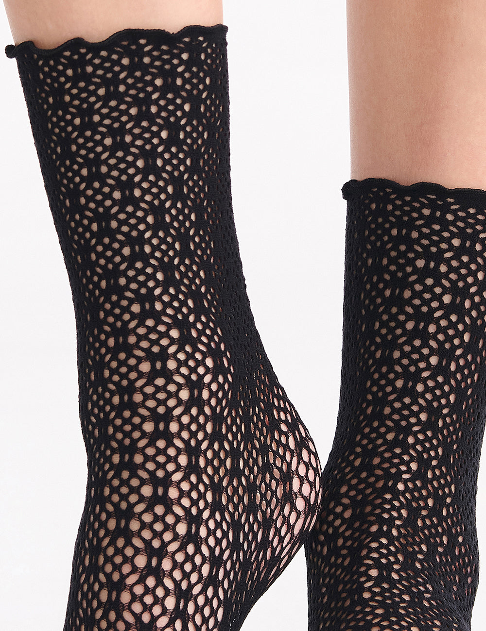 Crochet Net Anklet Sock