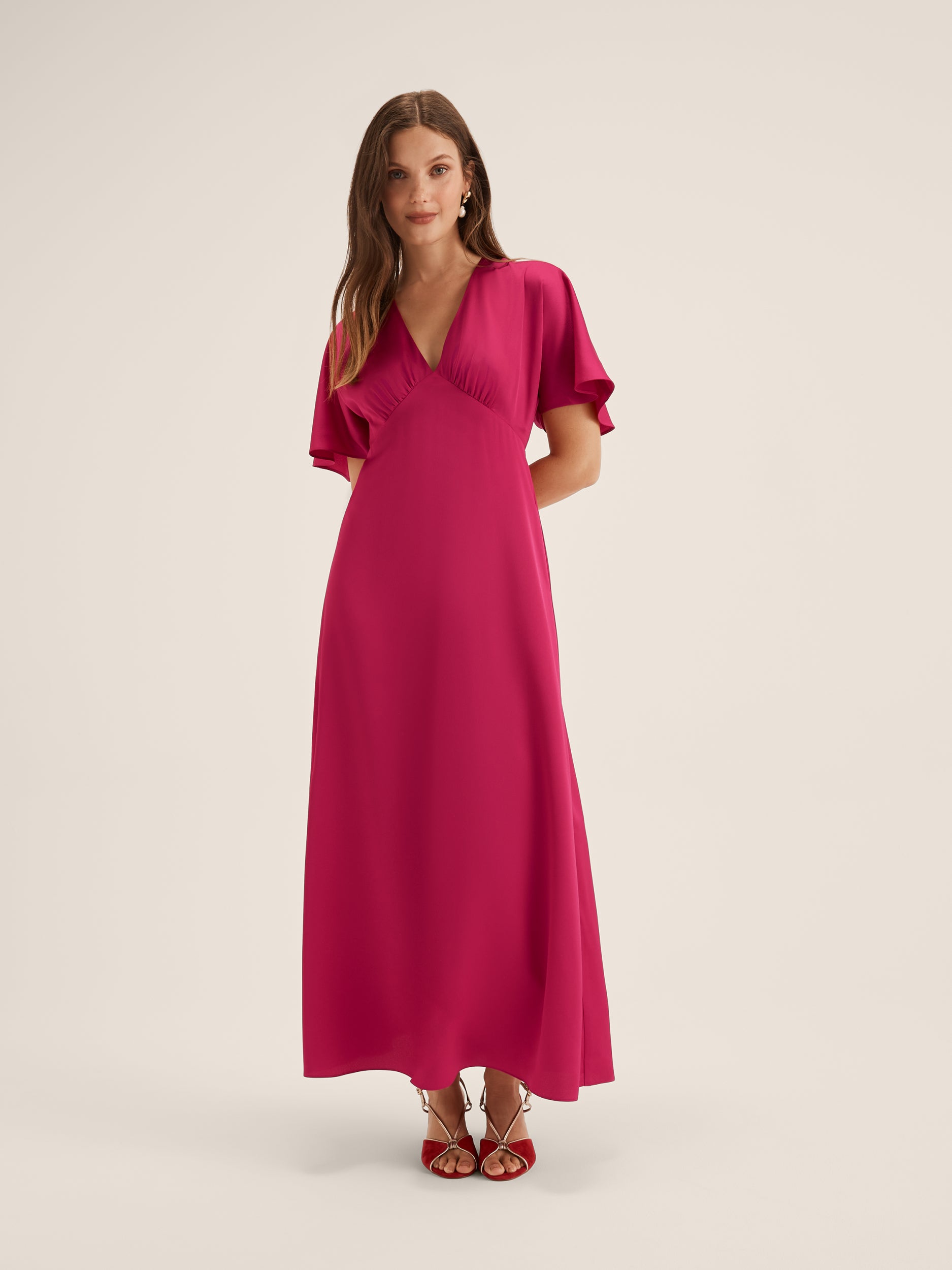 Montreal Sleeved Dress - Women's Montreal Sleeved Dress in Pink