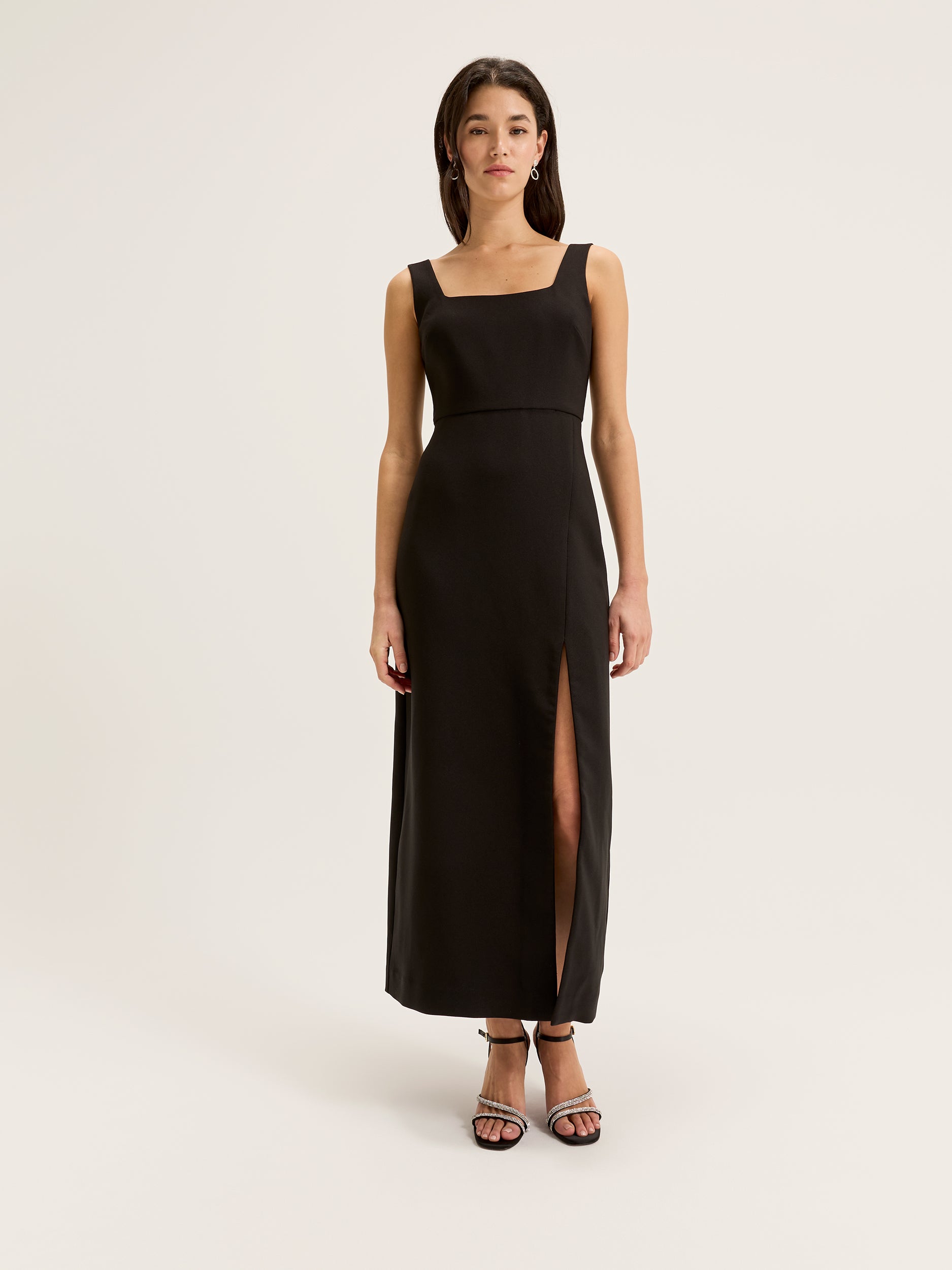 barcelona maxi dress Barcelona Sleeveless Maxi Dress in Black