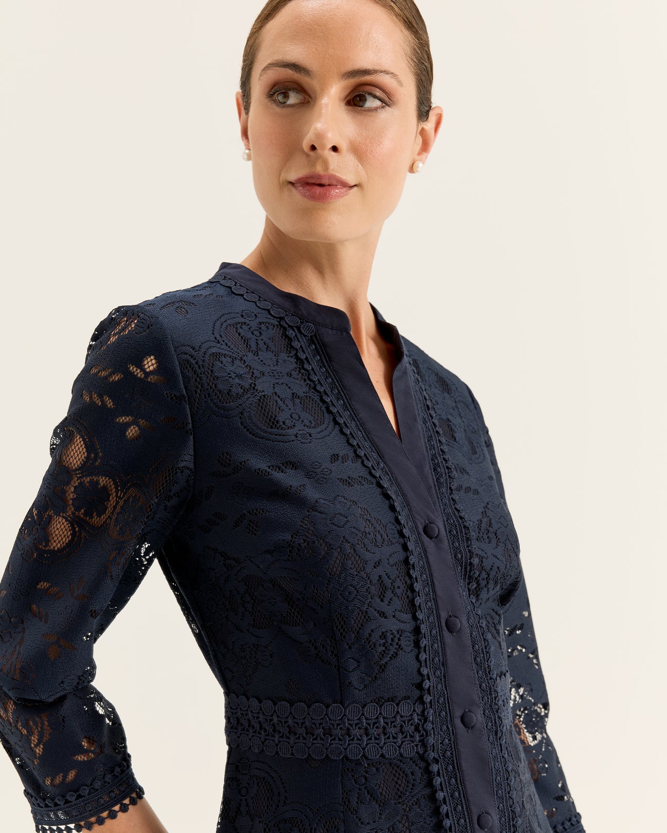 Nostalgia Lace Shirtdress