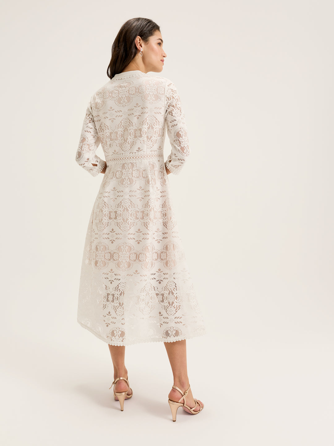 Nostalgia Lace Shirtdress