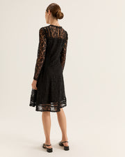 review black lace dress Review Majestic Lace Dress - Size 10