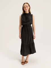 Rally Black Maxi Dress 