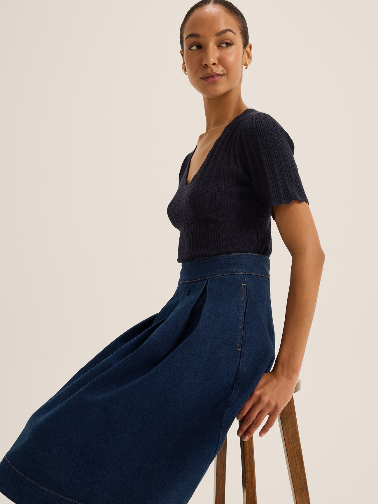 Giverny Denim Skirt