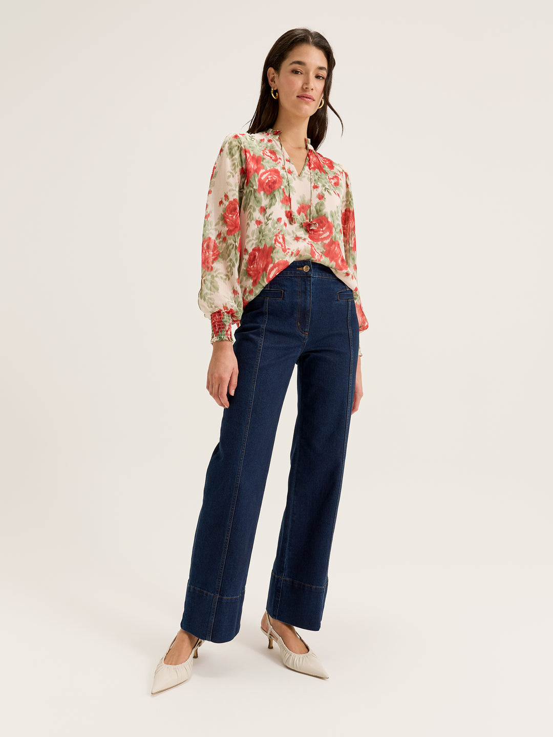 Women's Long Sleeve Floral Blouse from Review Australia