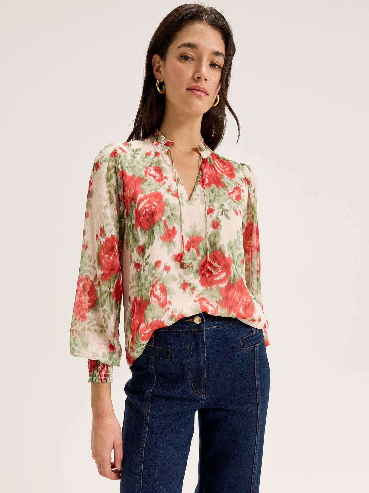 Women's Long Sleeve Floral Blouse from Review Australia