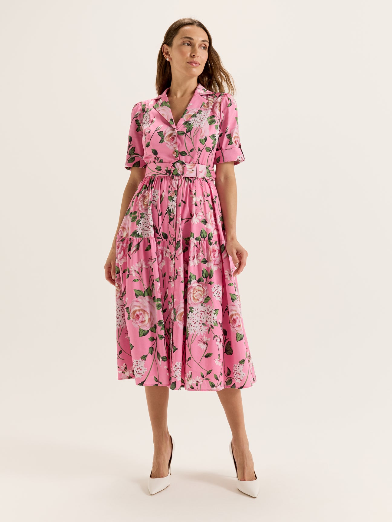 Camellia Shirtdress