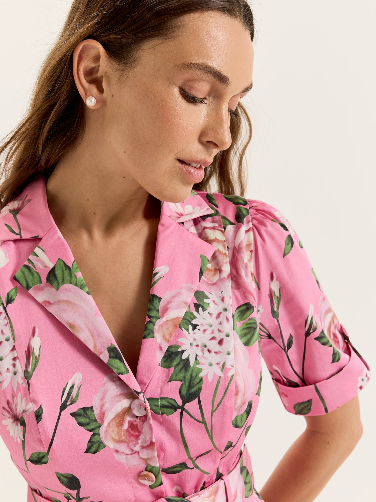 Camellia Shirtdress