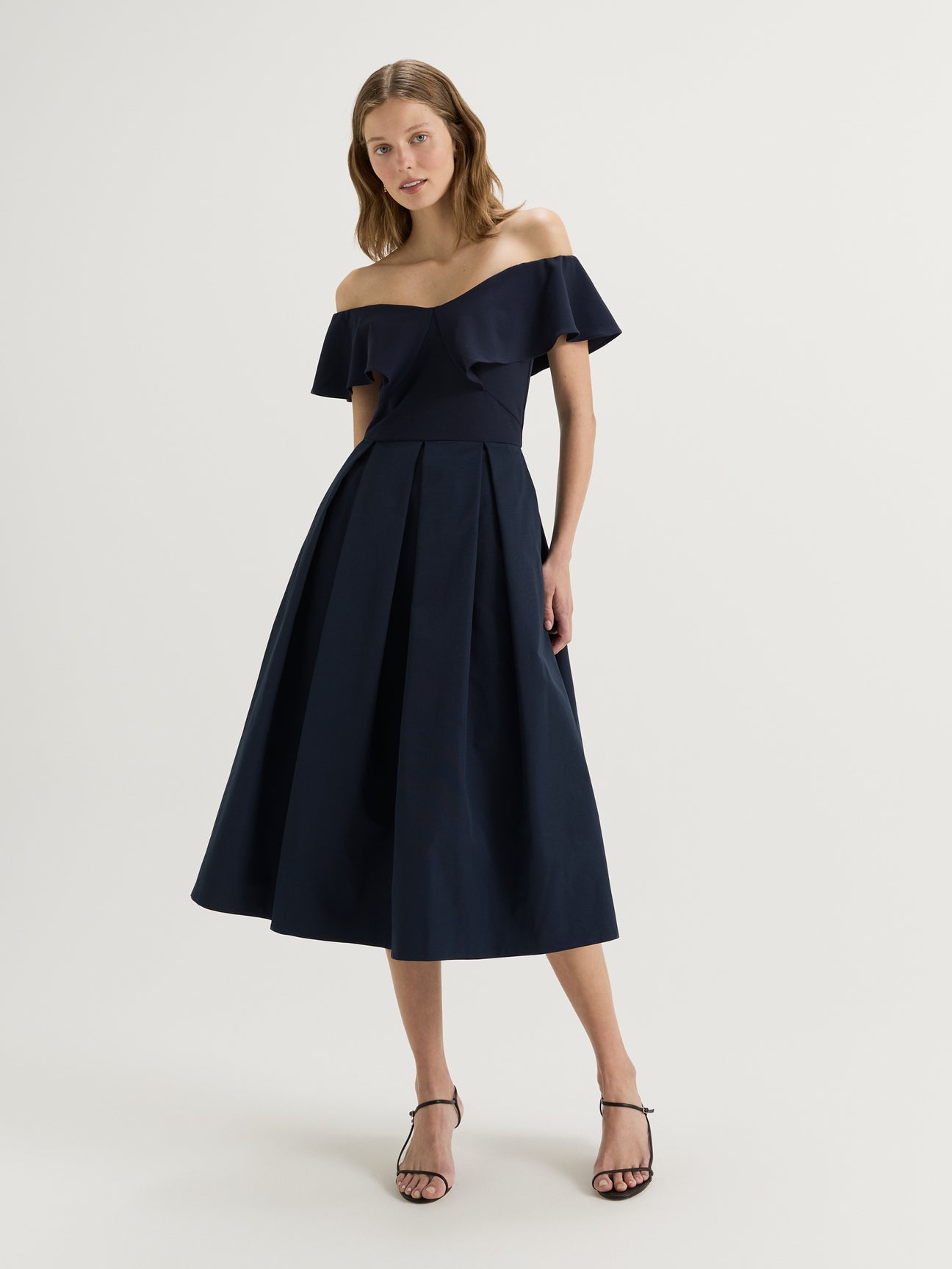 Petal Fluted Dress