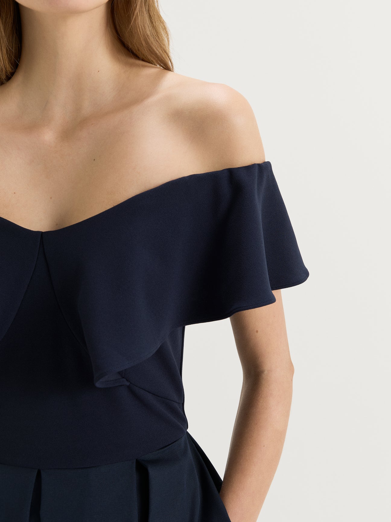 Petal Fluted Dress