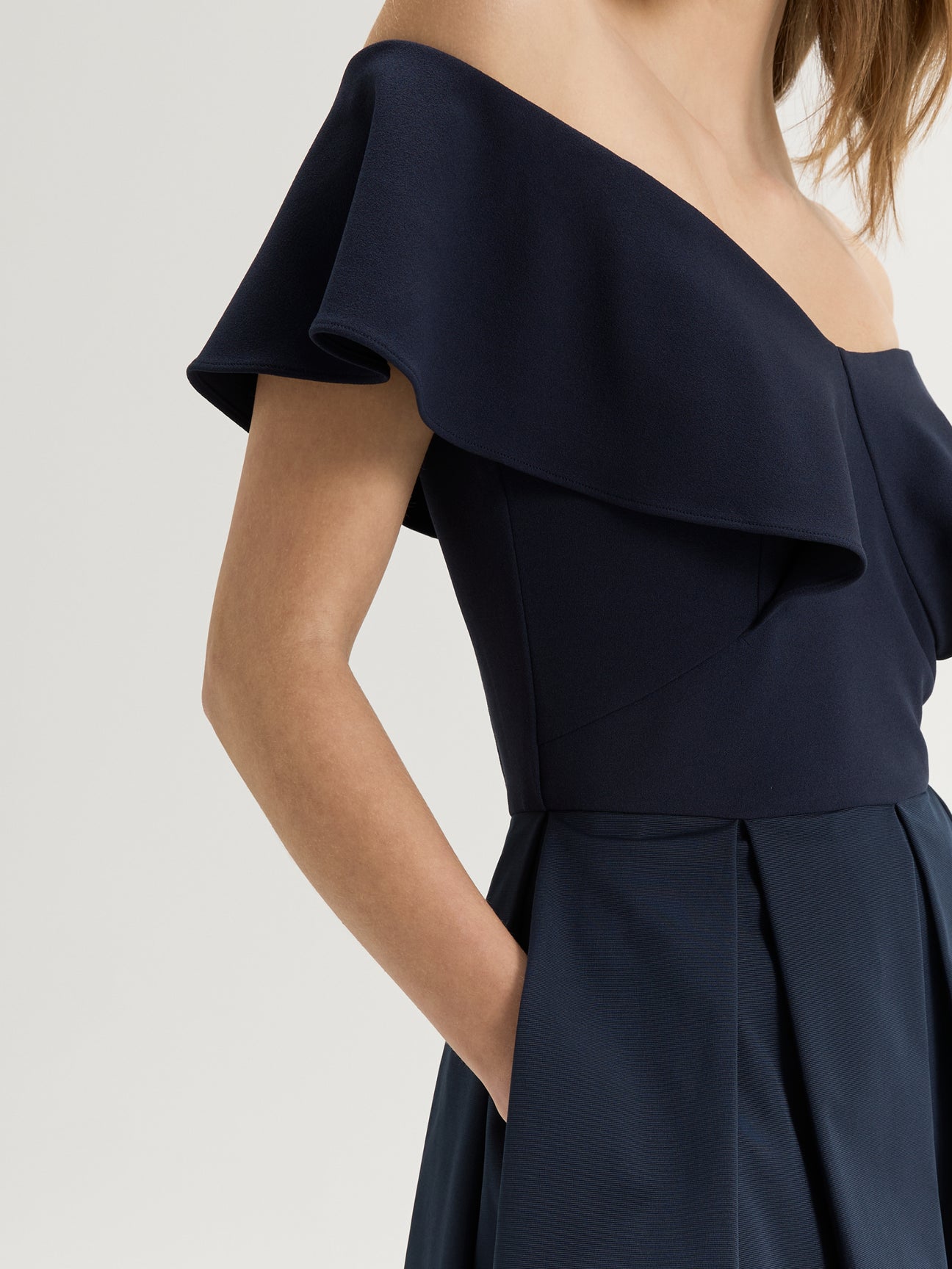 Petal Fluted Dress