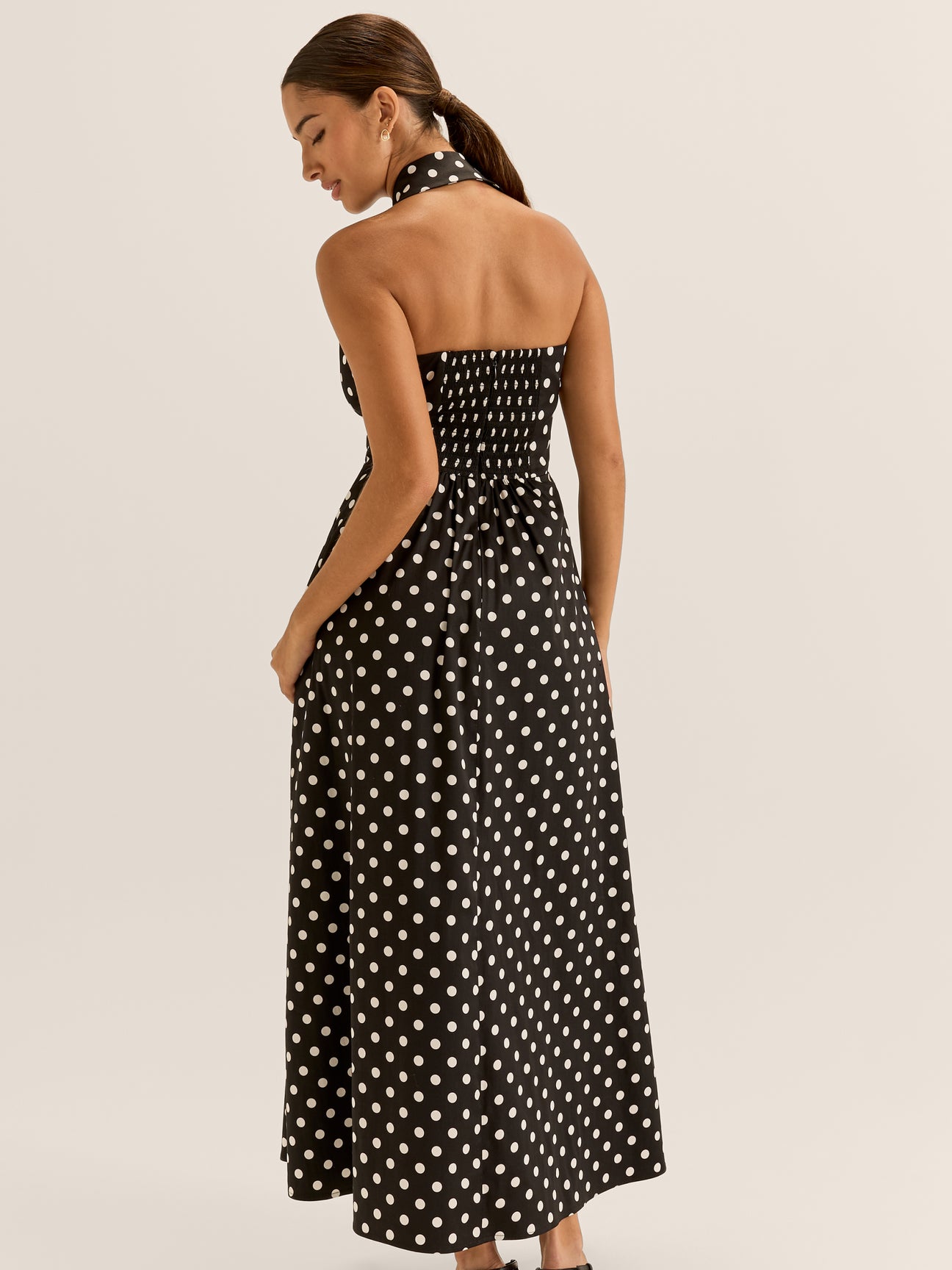 Ava Spot Maxi Dress