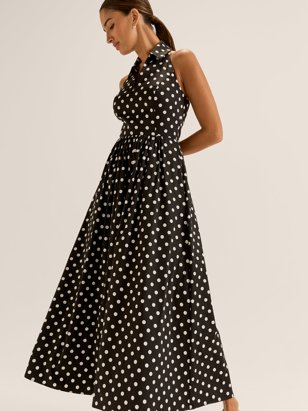 Ava Spot Maxi Dress
