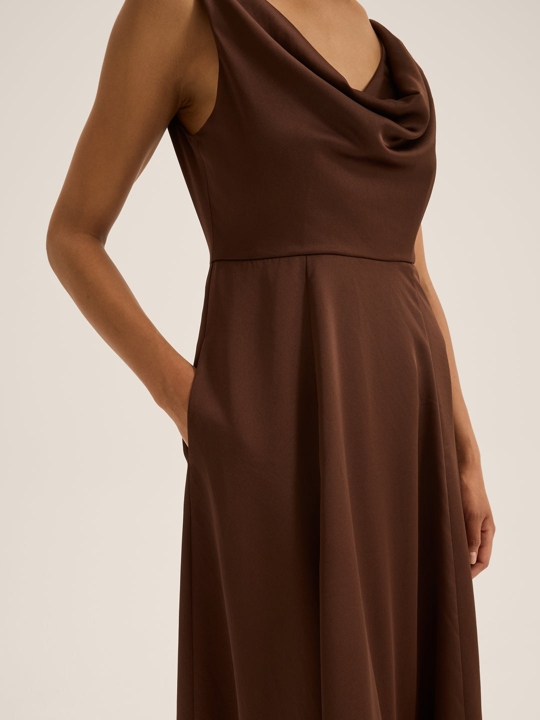 Montague Cowl Neck Dress
