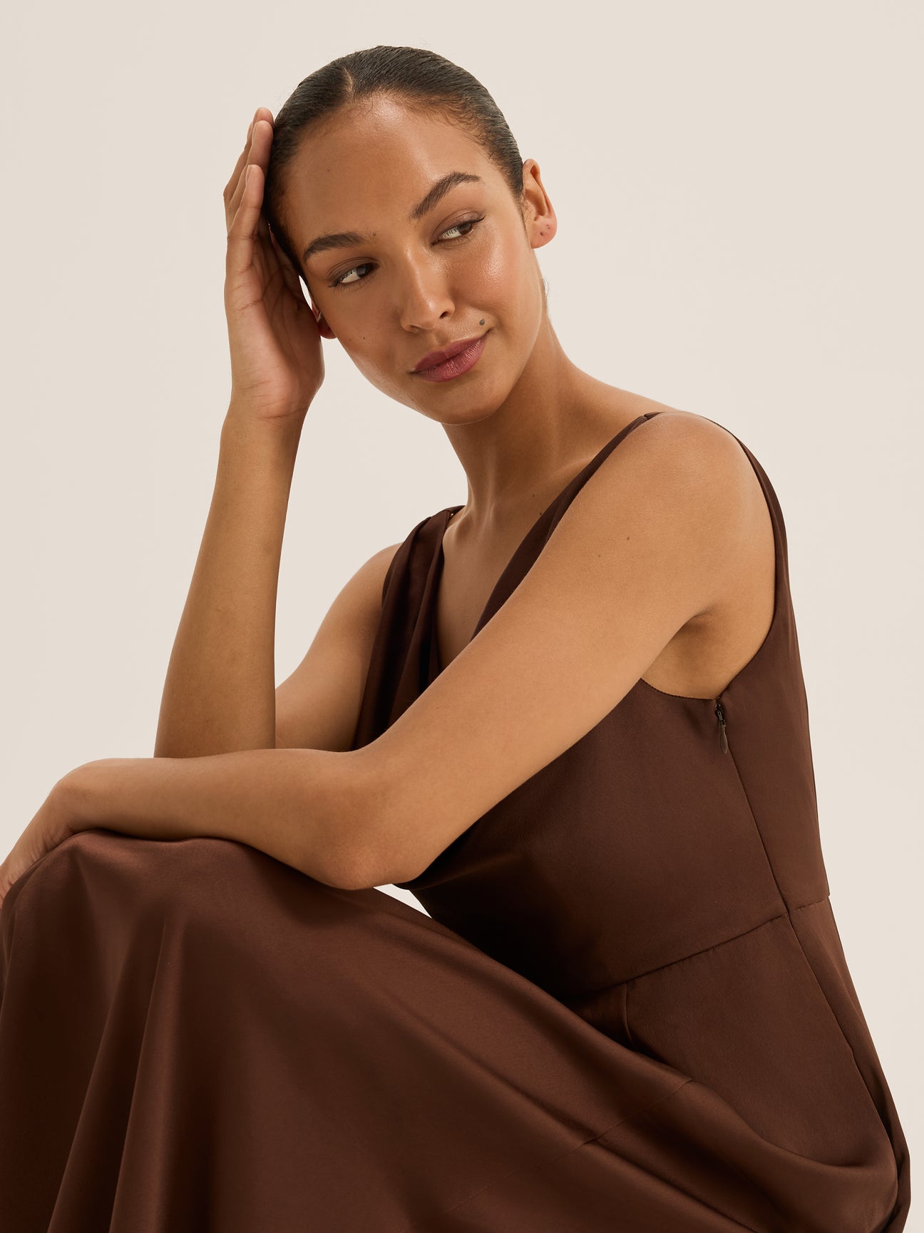 Montague Cowl Neck Dress