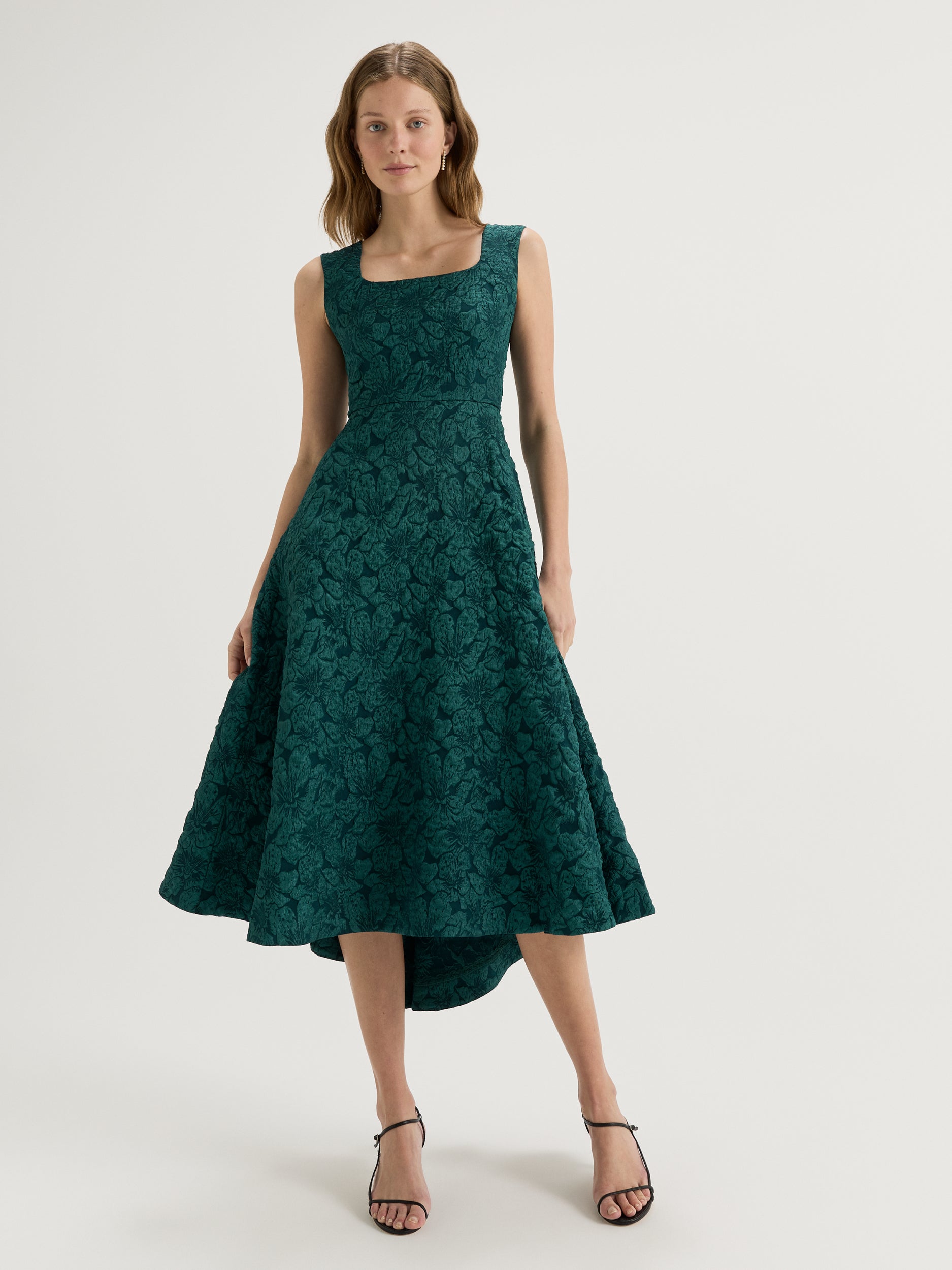 Azalea Green Midi Dress
