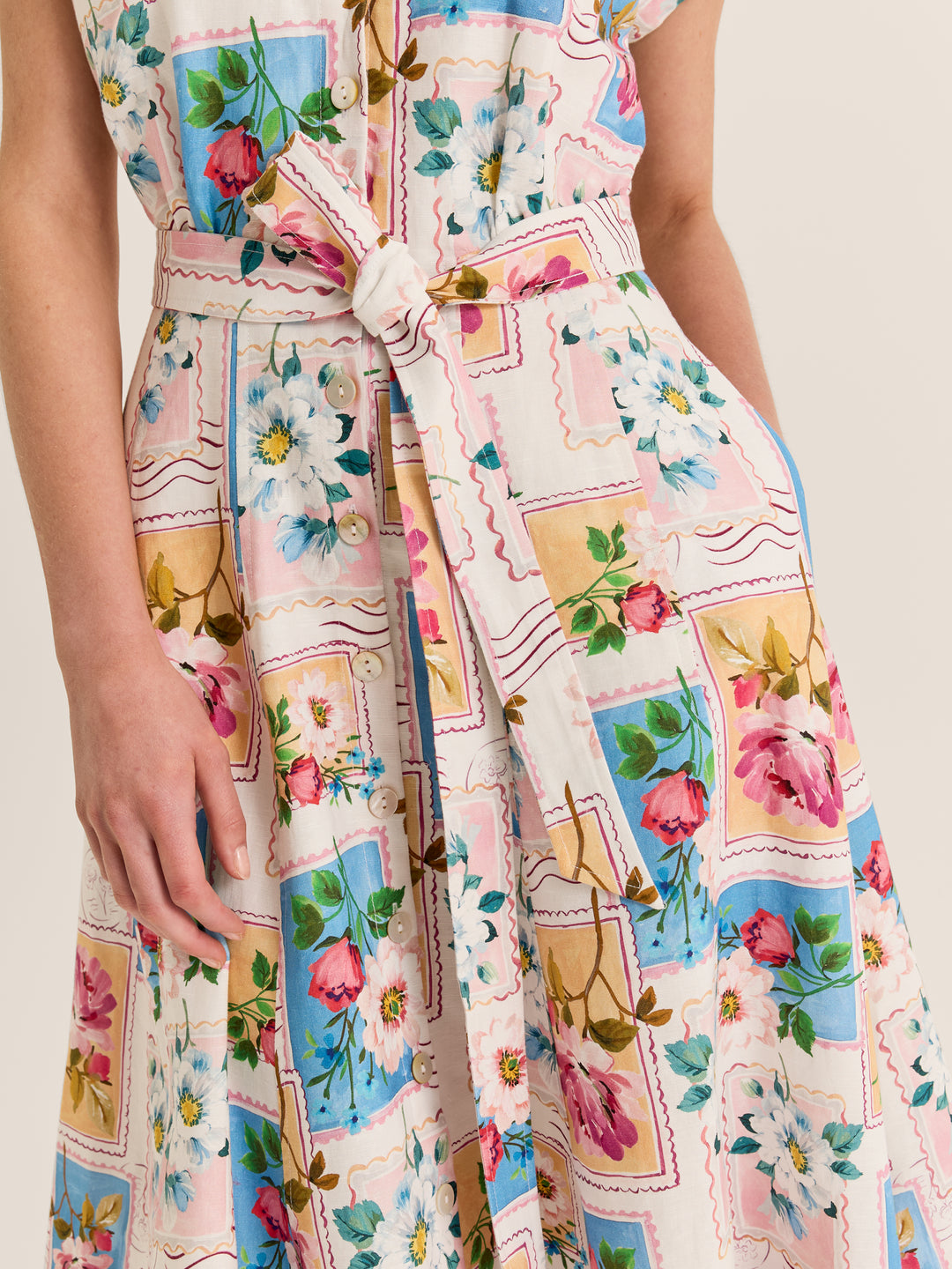 Postcards Shirt Dress