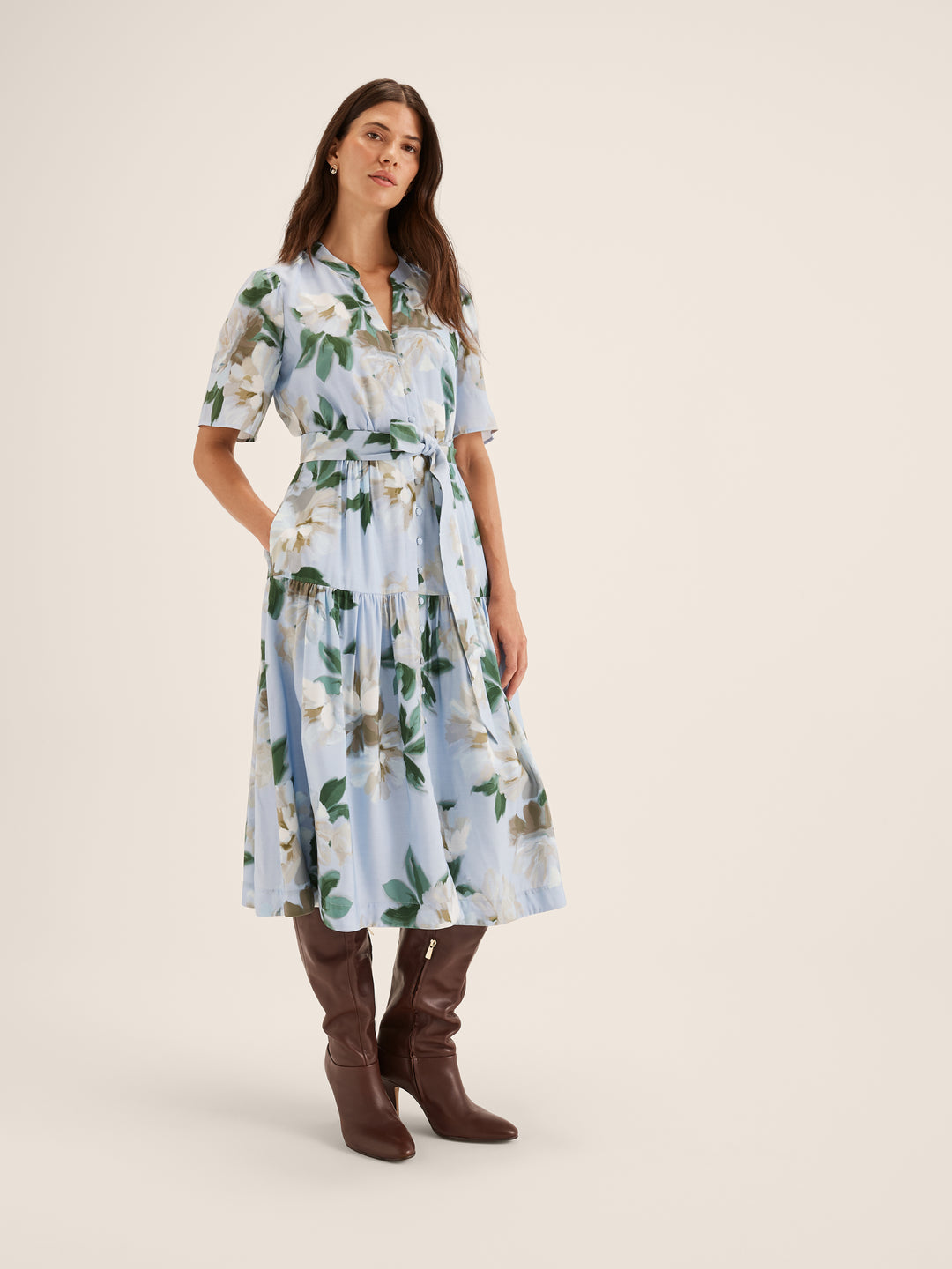 Magnolia Shirt Dress