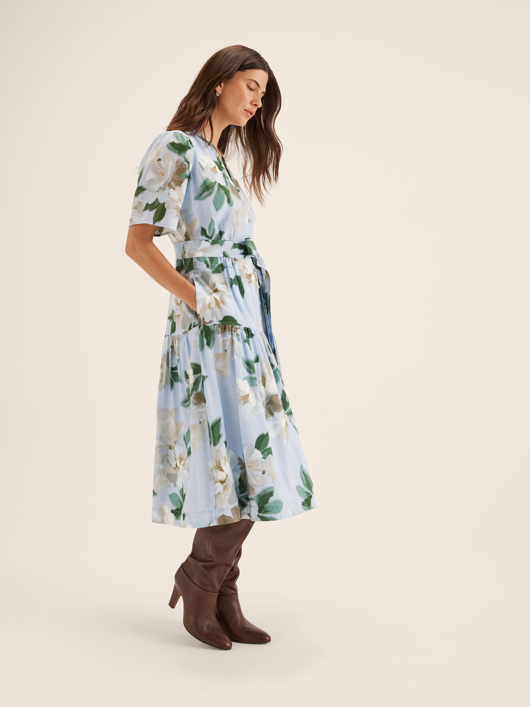 Magnolia Shirt Dress