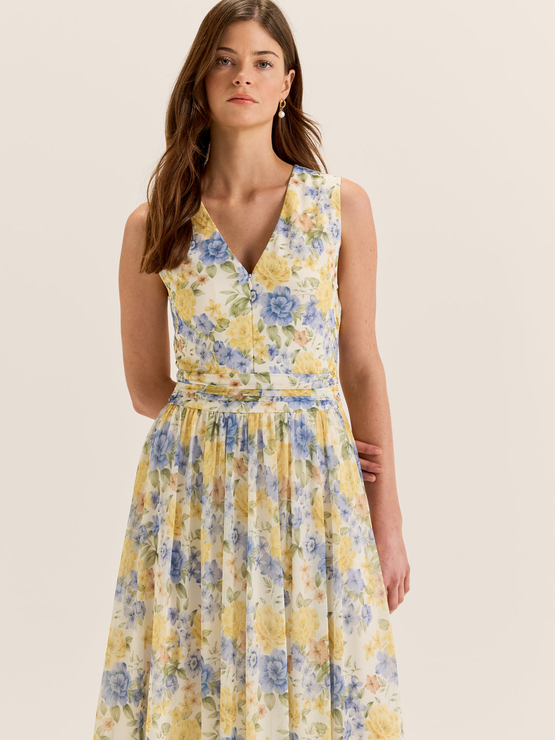 Elba Mesh Maxi Dress