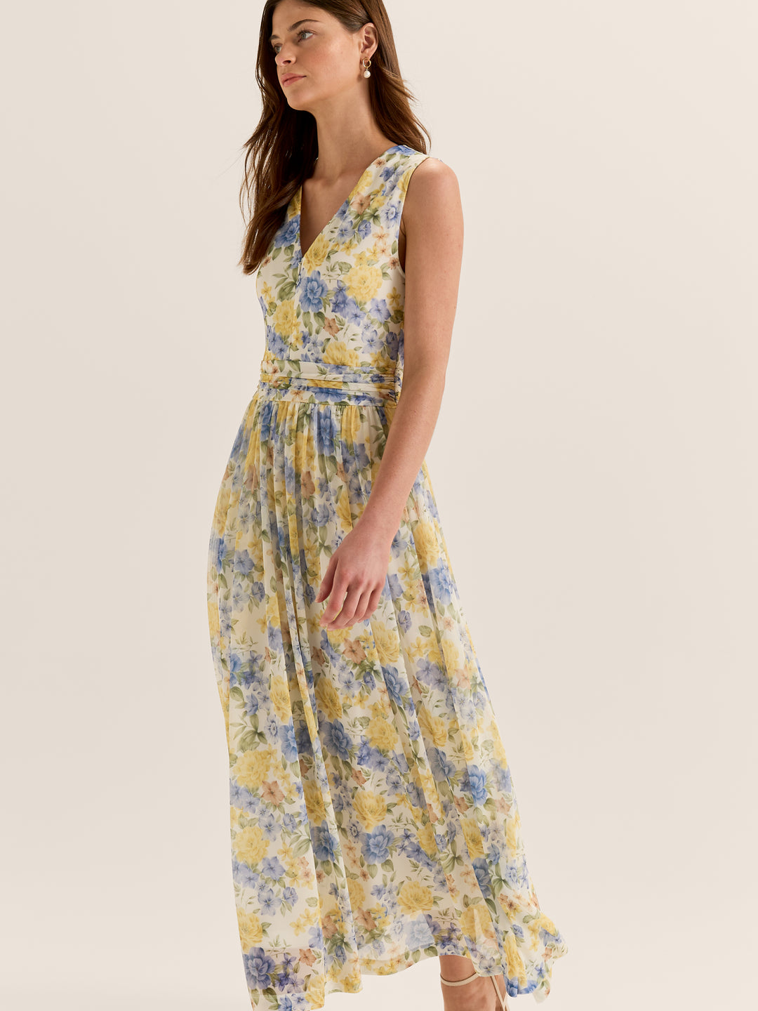 Elba Mesh Maxi Dress