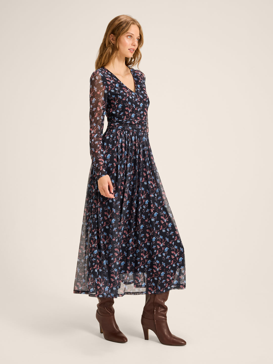 Rosewood Mesh Dress