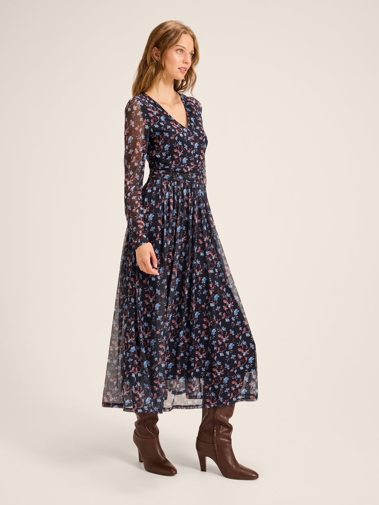 Rosewood Mesh Dress
