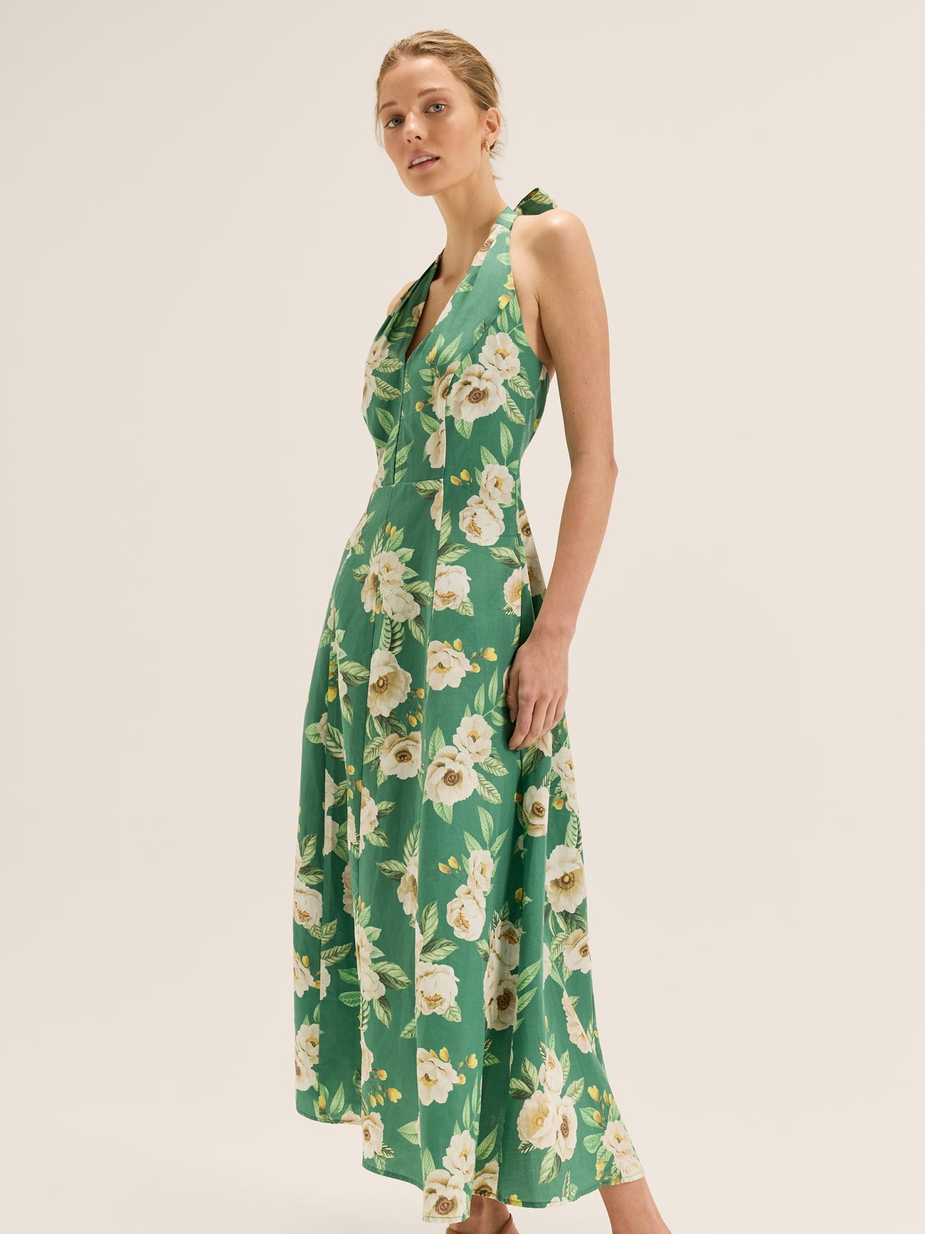 Peony Halter Dress