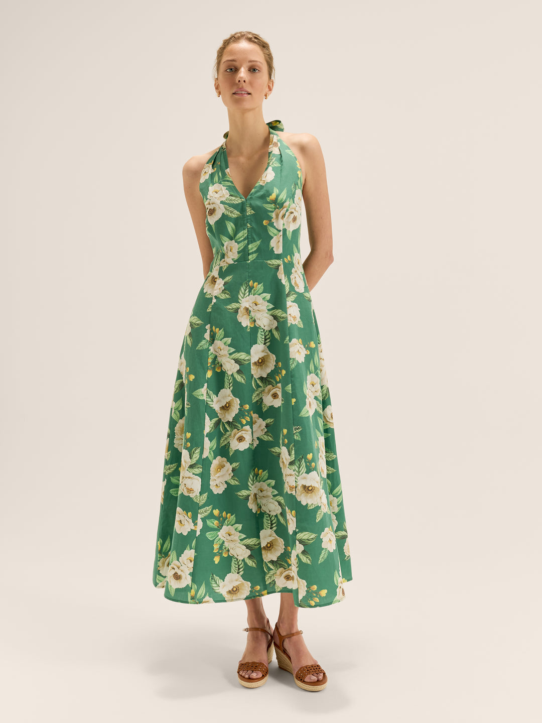 Peony Halter Dress
