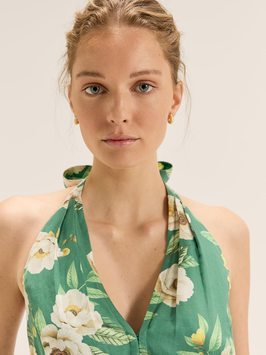 Peony Halter Dress