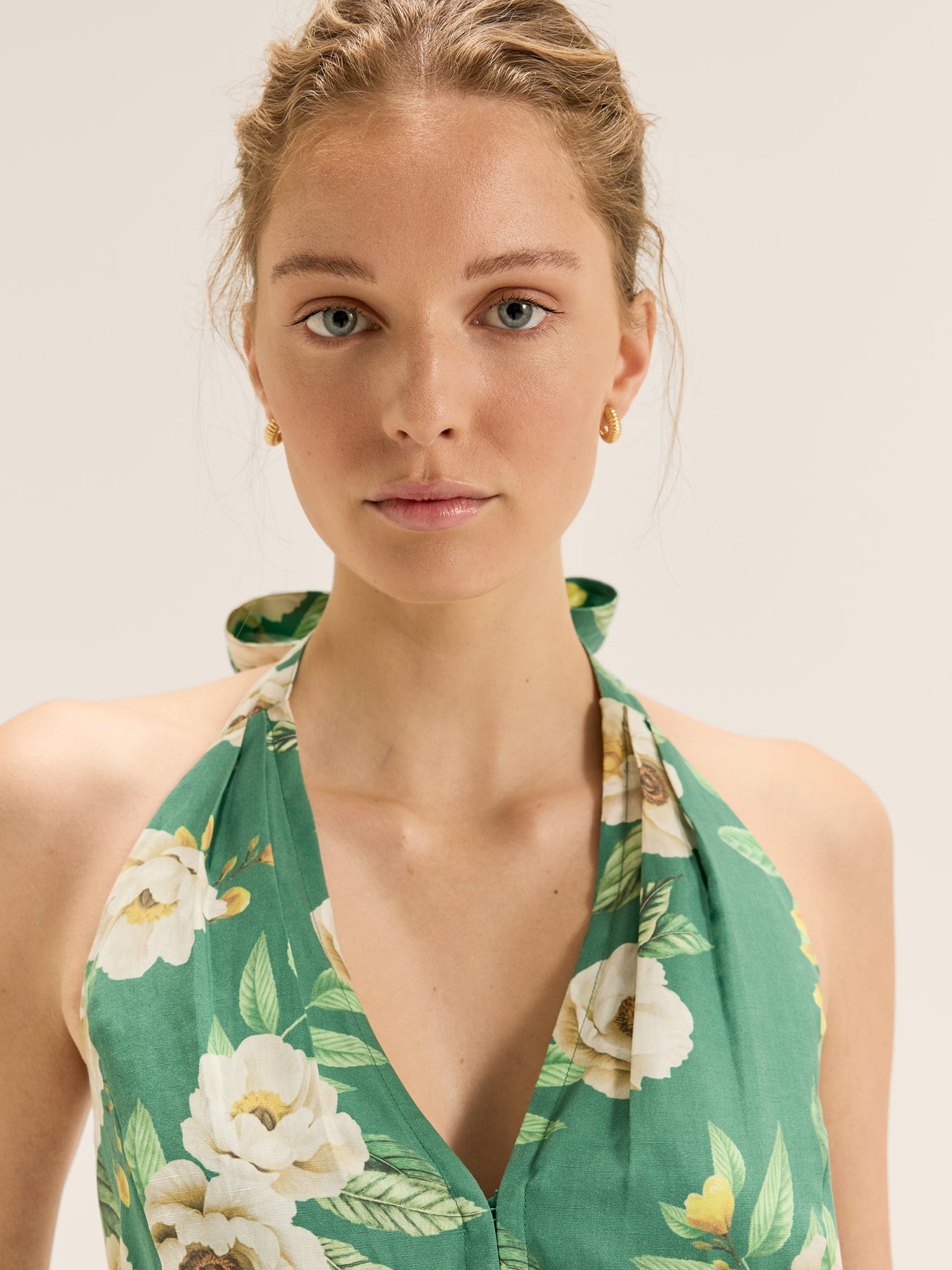 Peony Halter Dress
