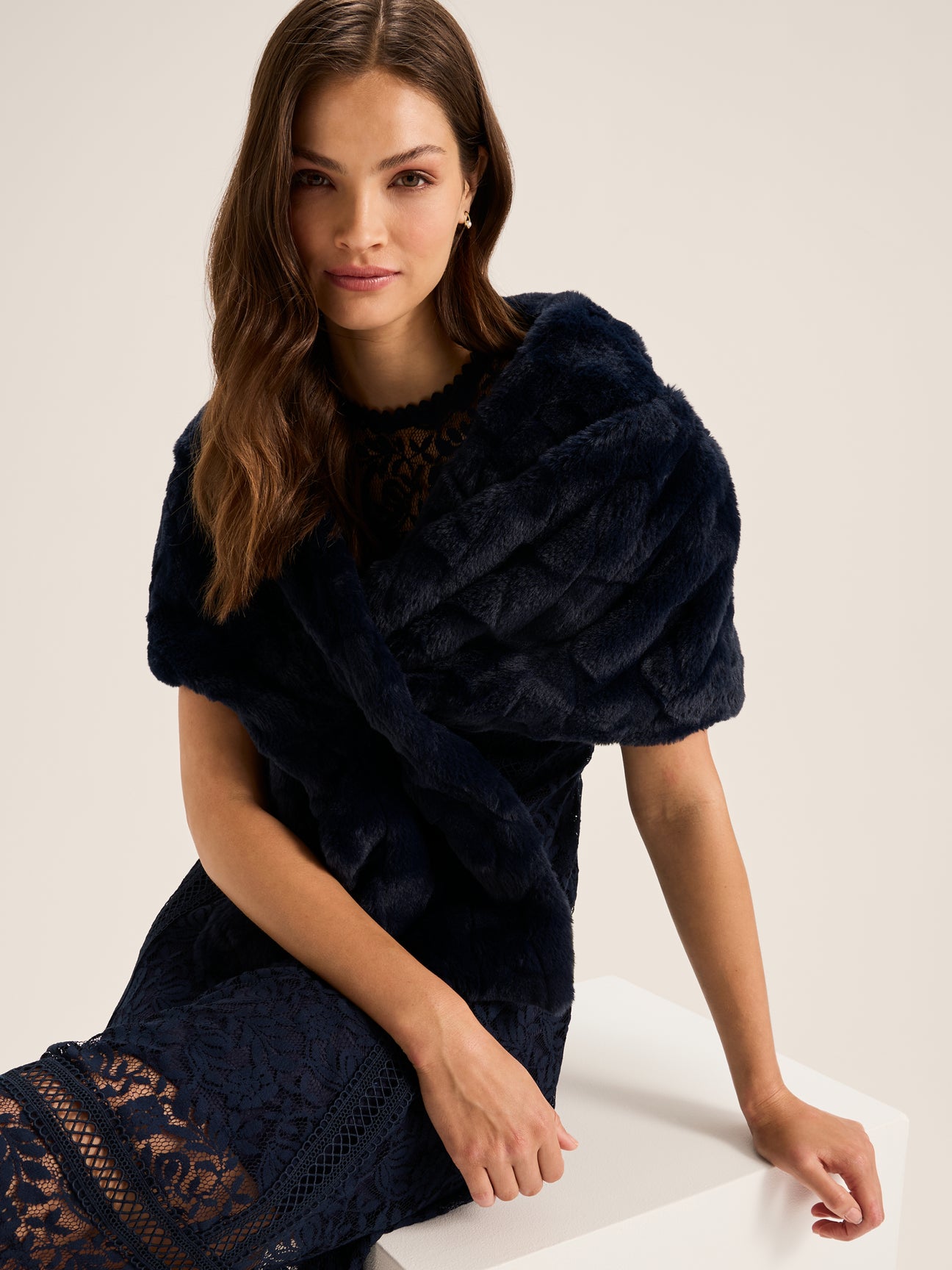 Sovereign Faux Fur Stole