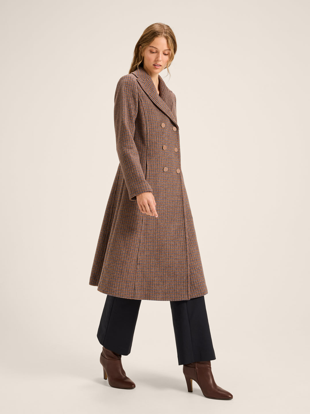 Bergman Check Coat