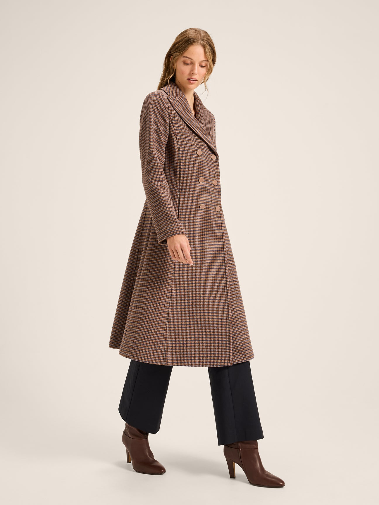 Bergman Check Coat