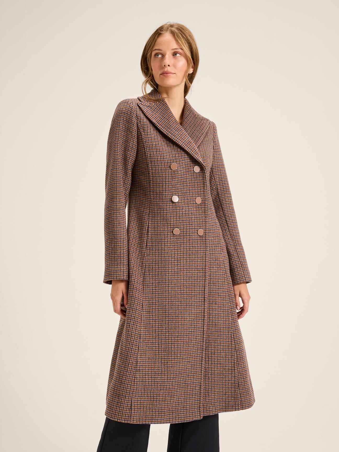 Bergman Check Coat