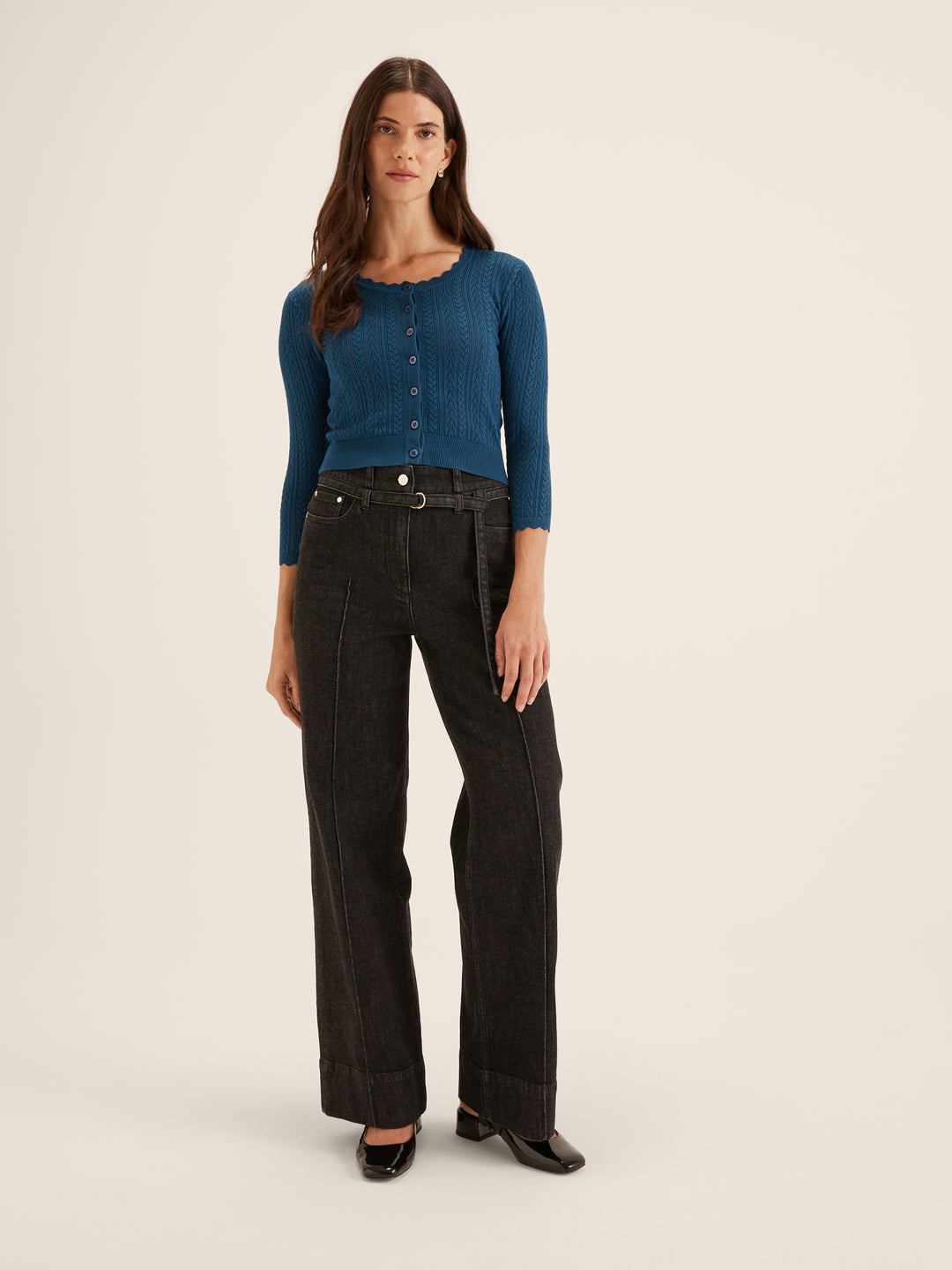Hazel 3/4 Sleeve Cardigan