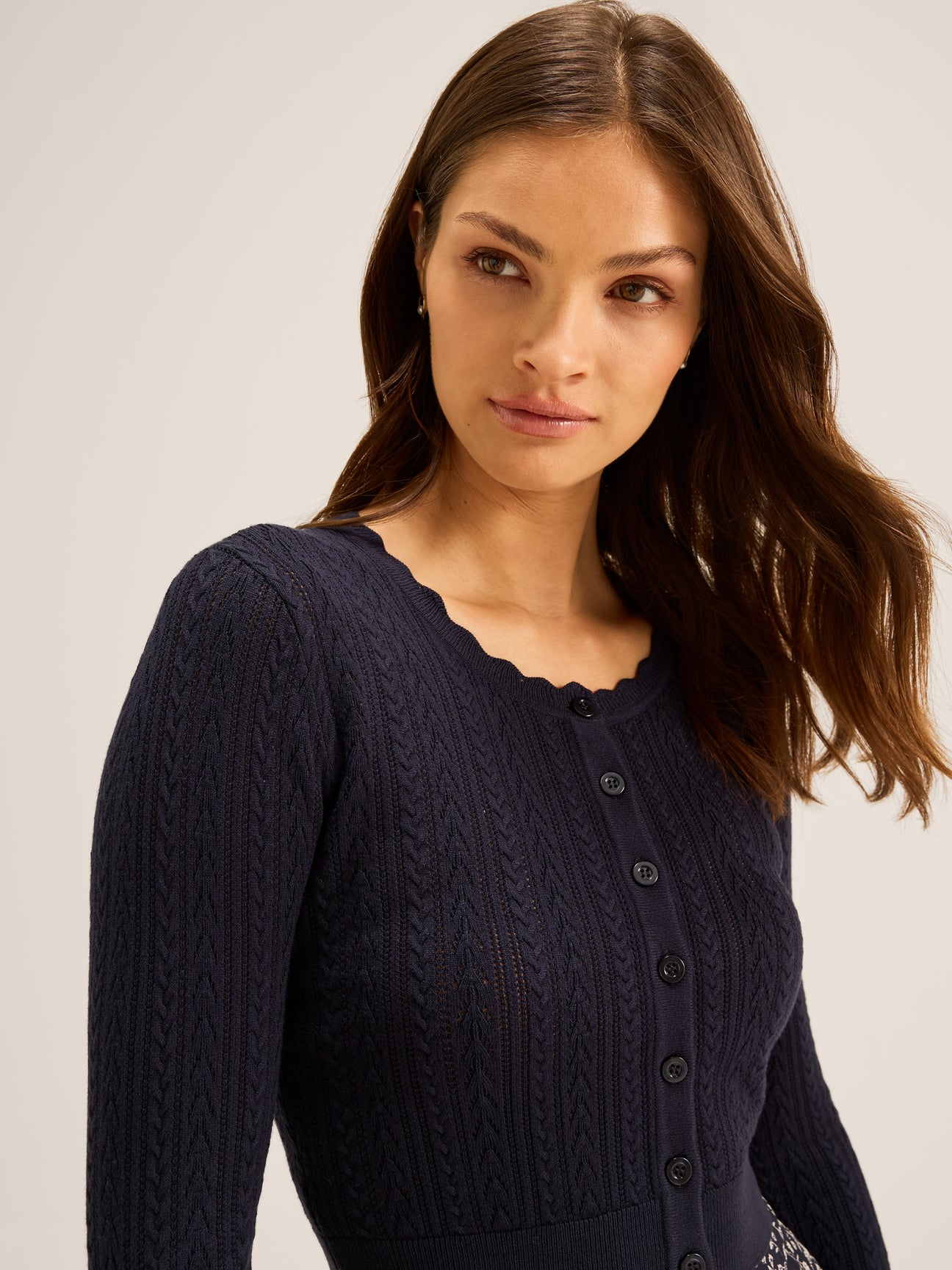 Hazel 3/4 Sleeve Cardigan