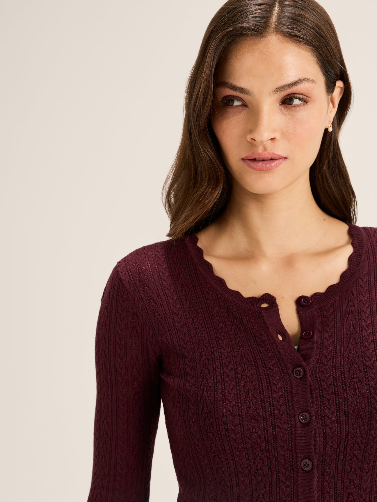 Hazel 3/4 Sleeve Cardigan