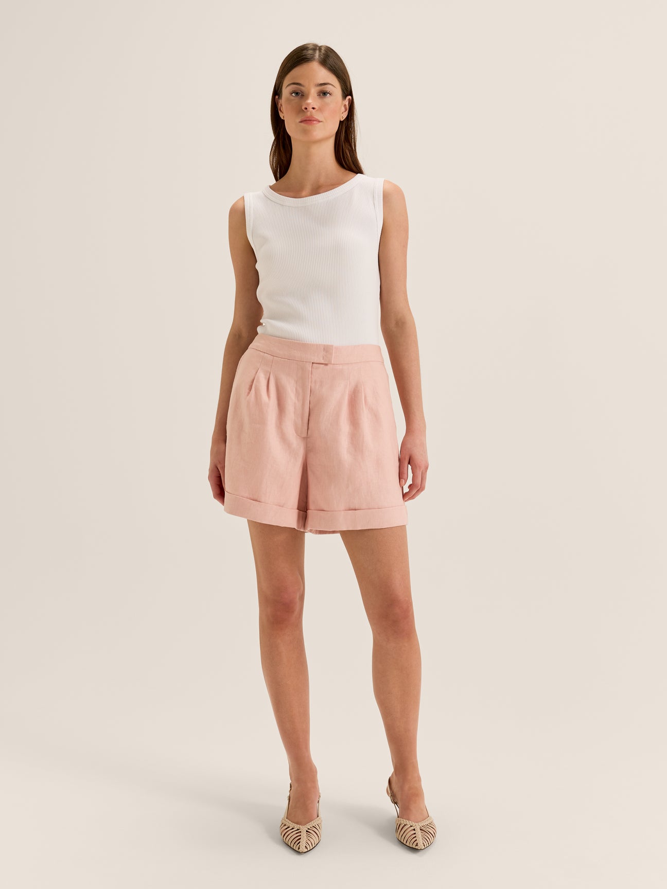 Celine Linen Shorts