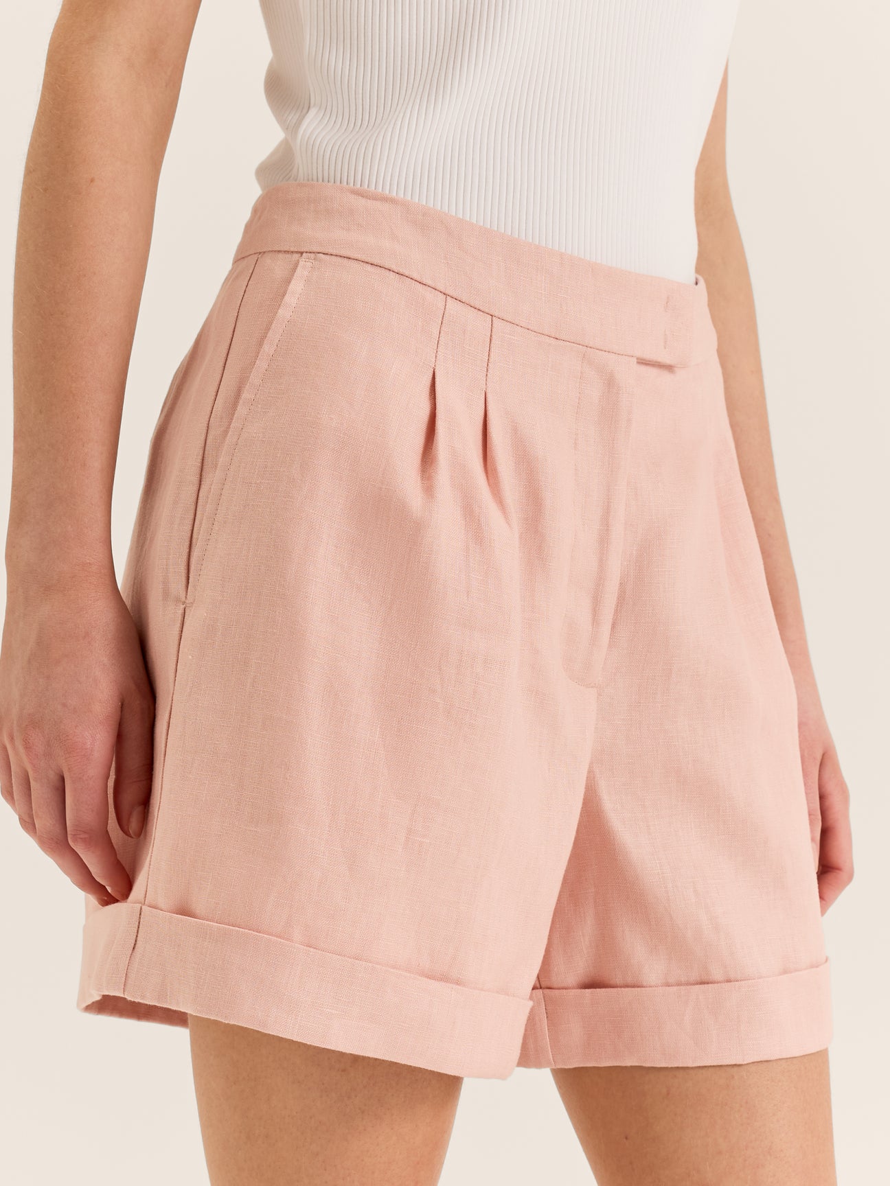 Celine Linen Shorts