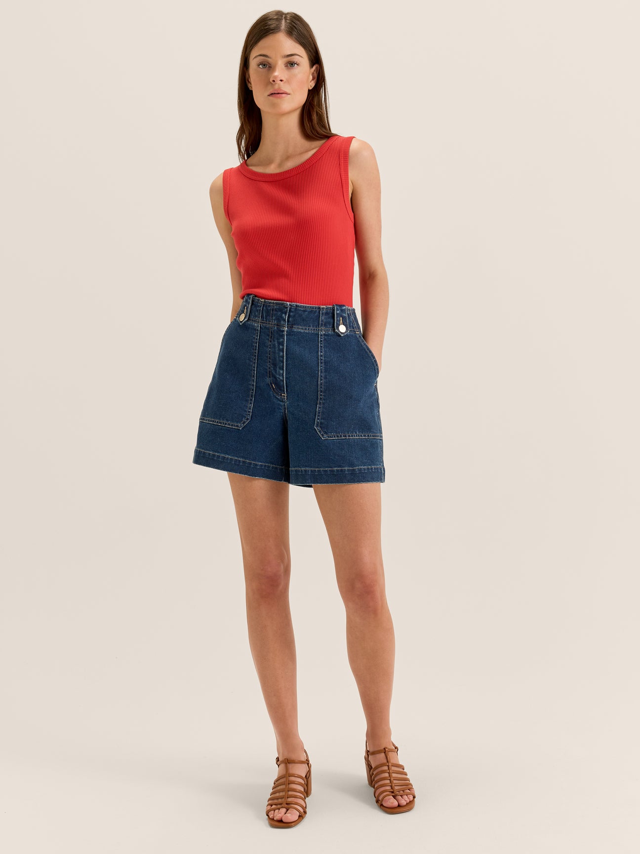 Farrah Denim Shorts