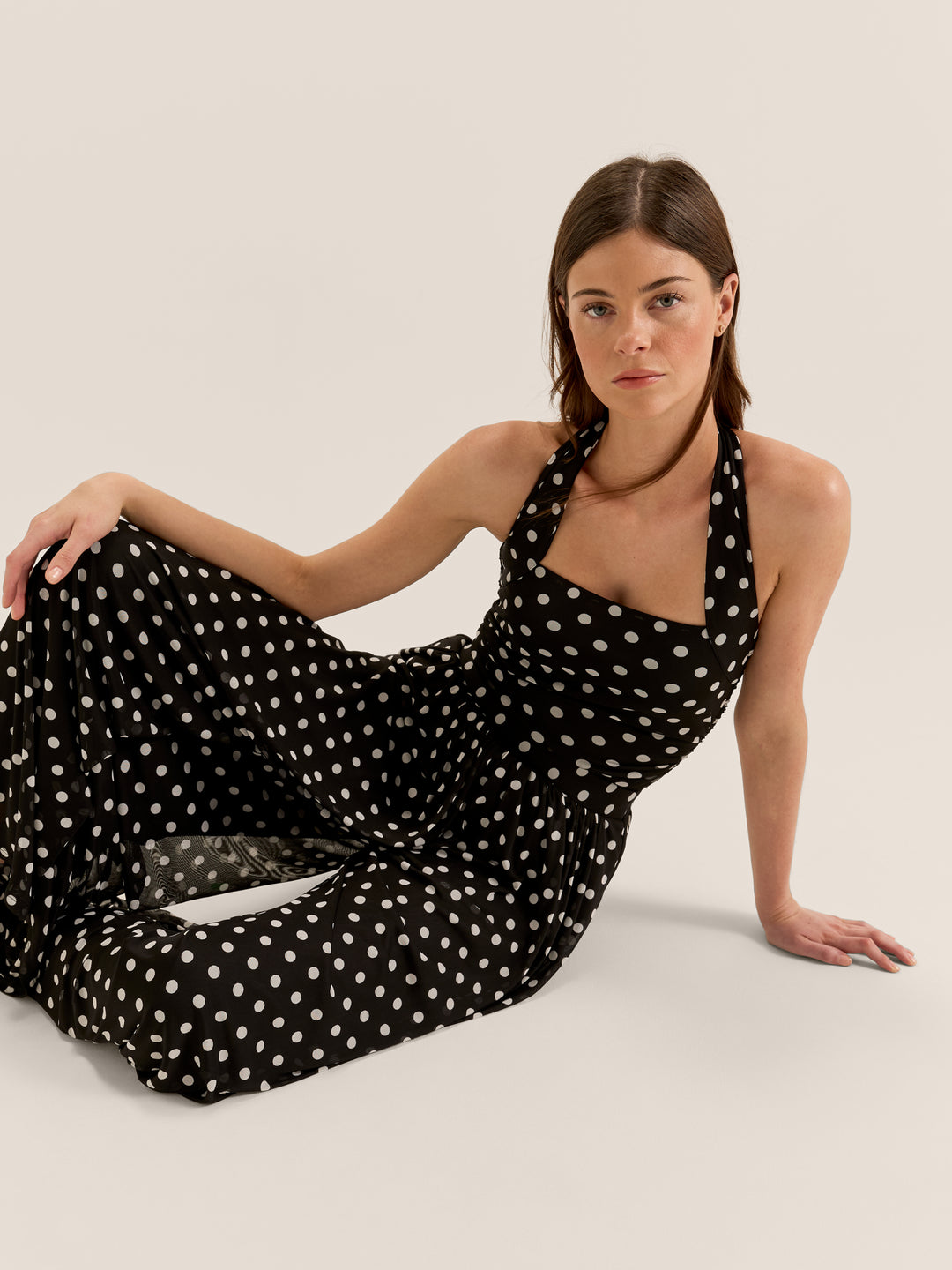 Ava Spot Mesh Pant