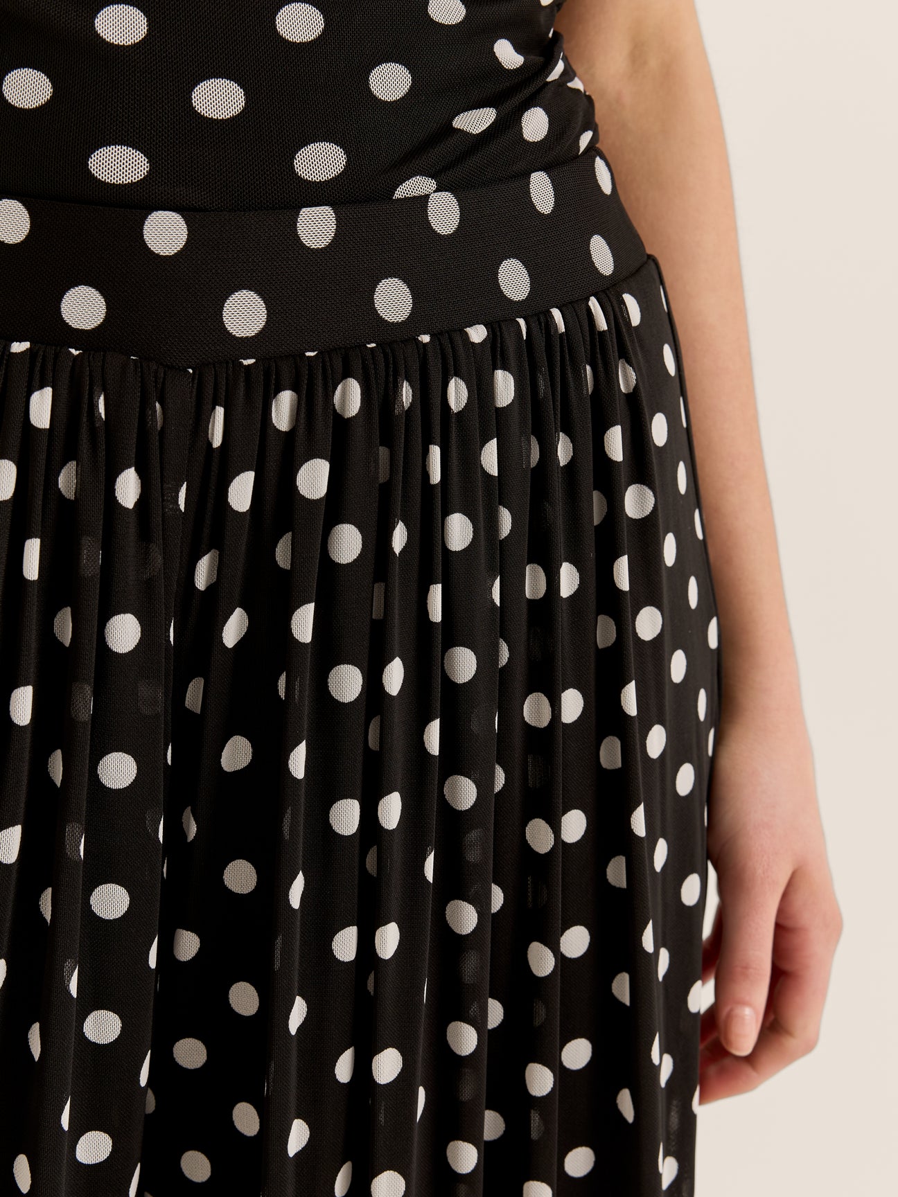 Ava Spot Mesh Pant