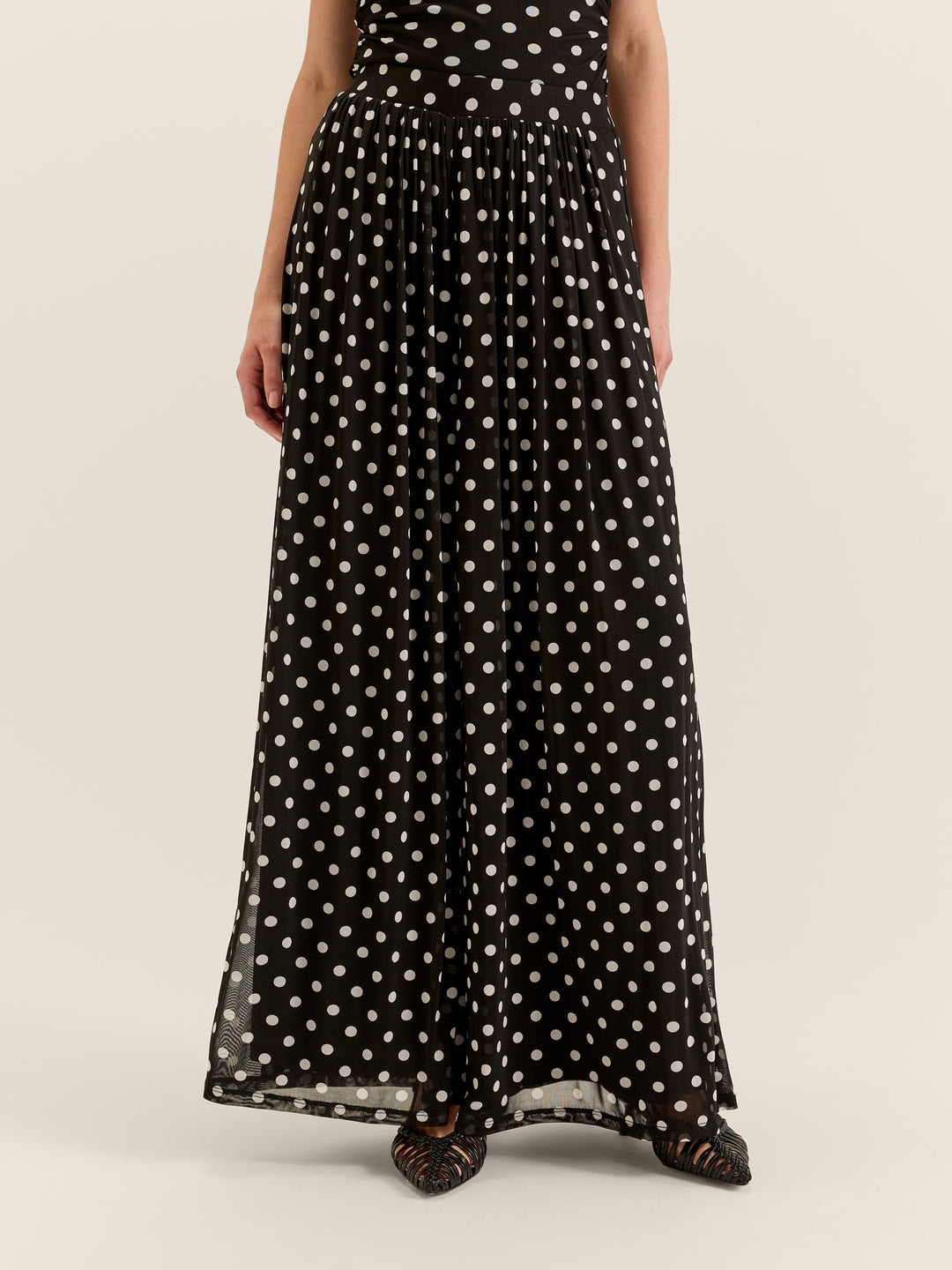 Ava Spot Mesh Pant