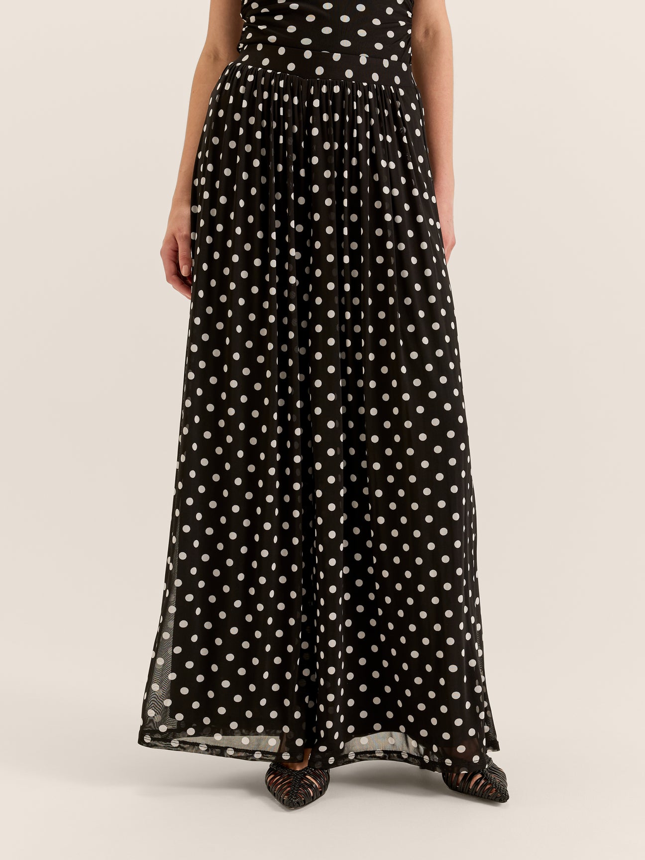 Ava Spot Mesh Pant
