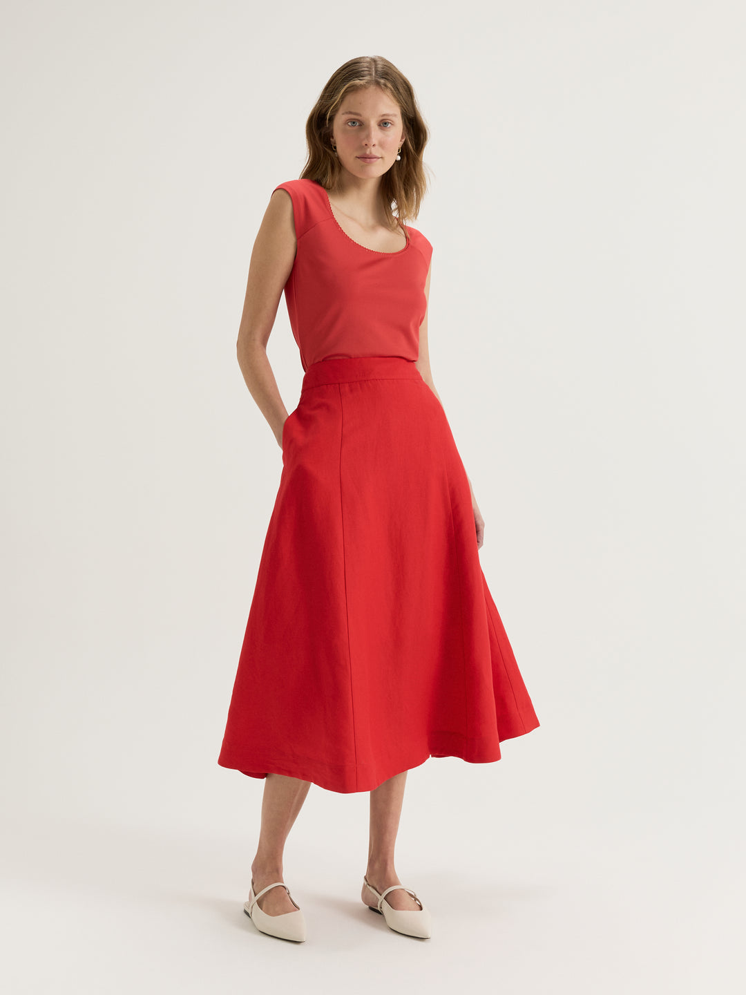 Elisa Midi Skirt