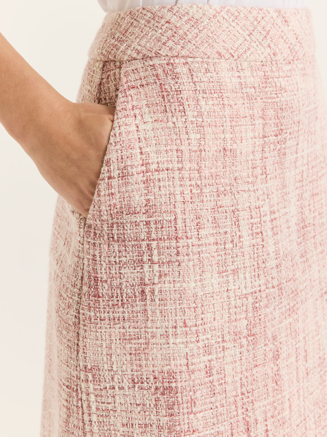 Nela Tweed Skirt
