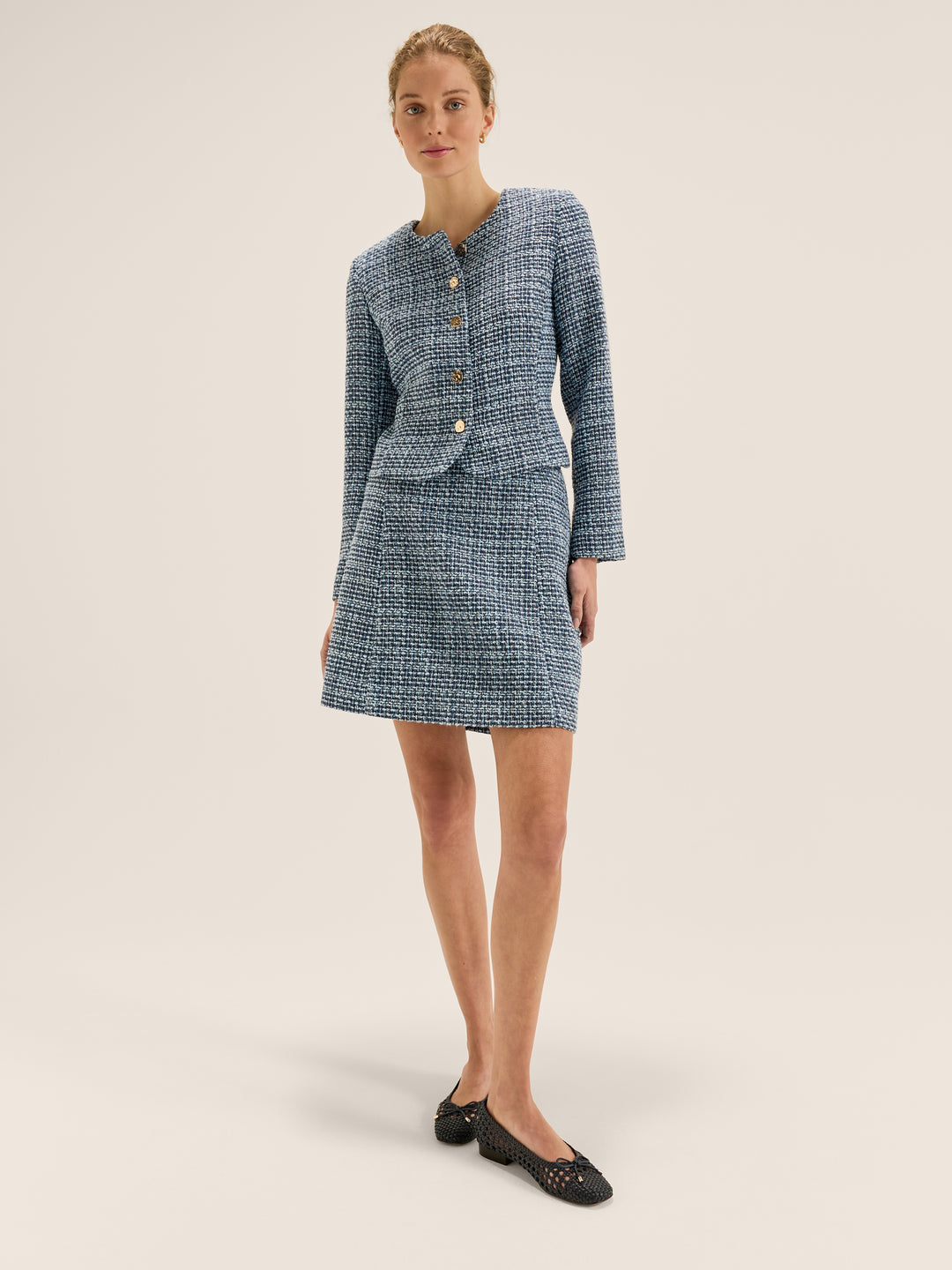 Anais Tweed Skirt