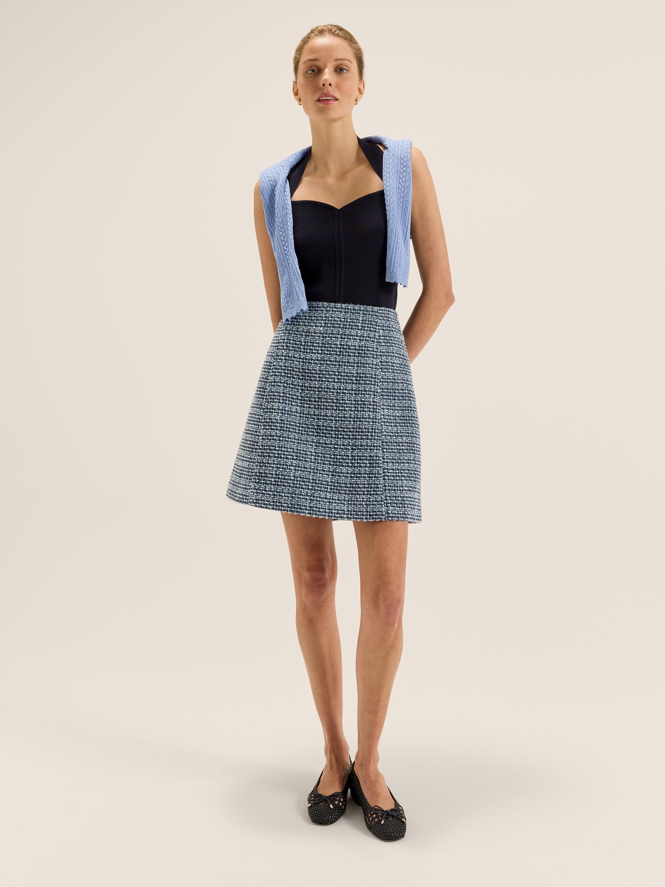 Anais Tweed Skirt